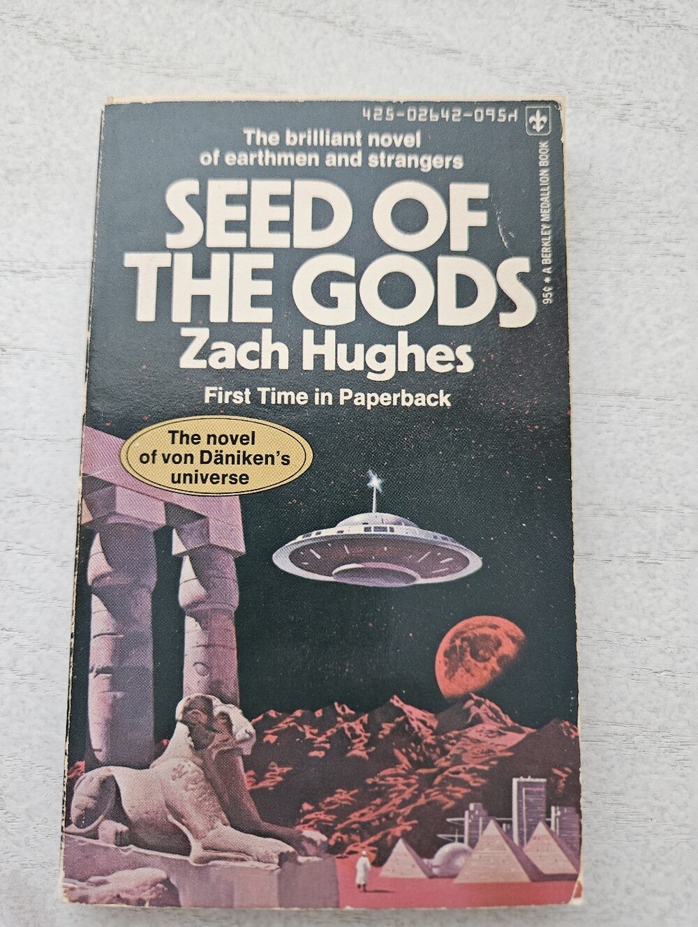 Seed of the Gods by Zach Hughes – Vintage 1974 Berkley Medallion Sci-Fi PB